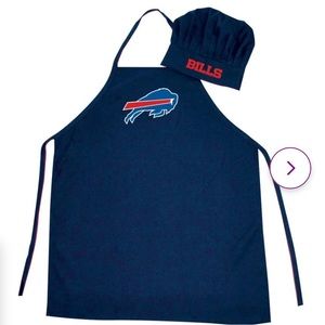 BUFFALO BILLS apron and chef’s hat, NEW